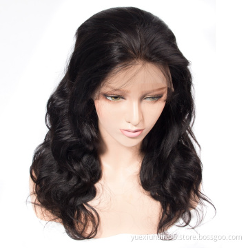 Factory Wholesale Price Virgin Human Hair Lace Front Wig Body Wave  Lace Front Wig with Swiss Lace 13X4 Human Hair